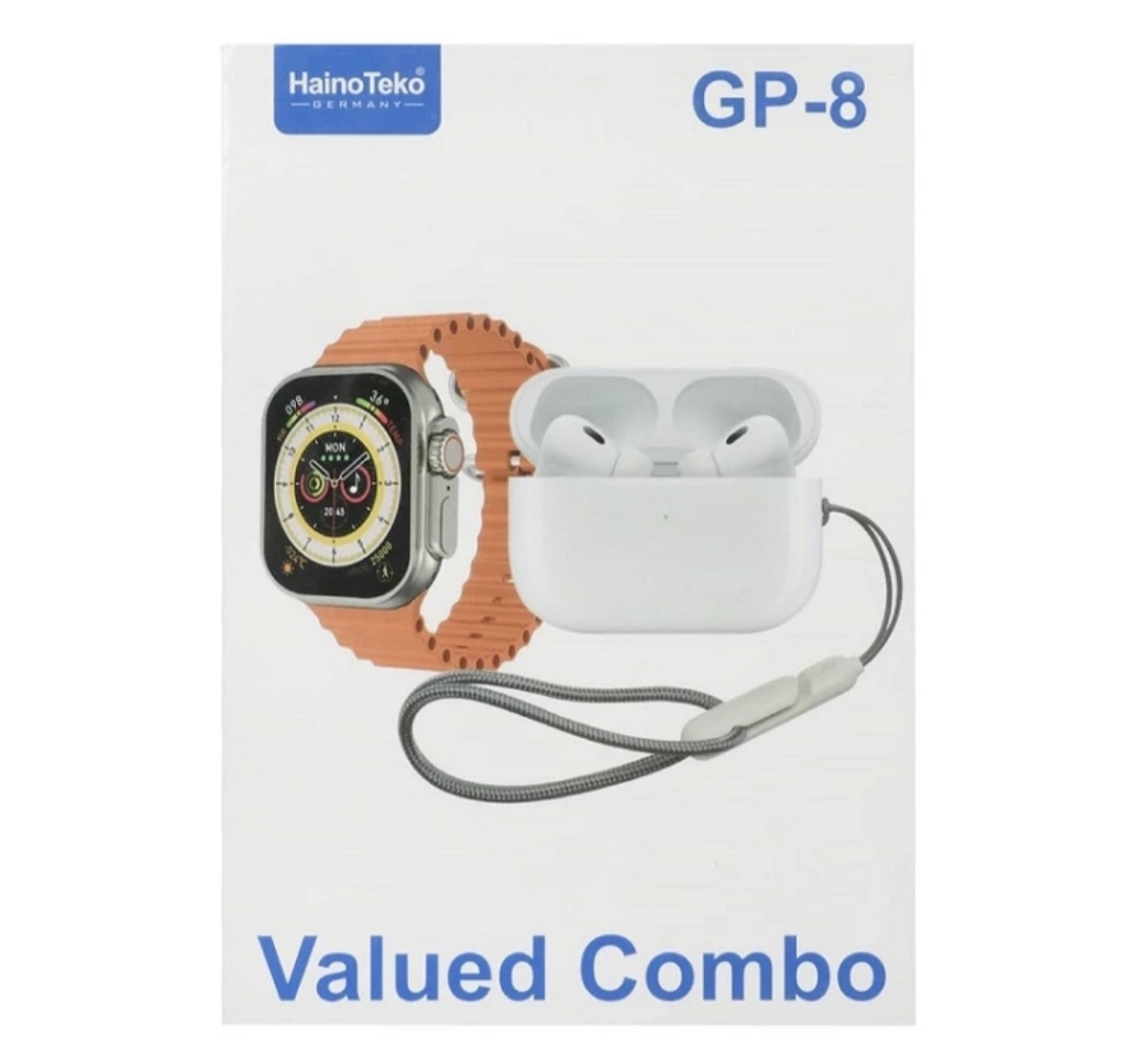 ساعت هوشمند هاینوتکو مدل GP-8 و هدست بلوتوثی هاینوتکو