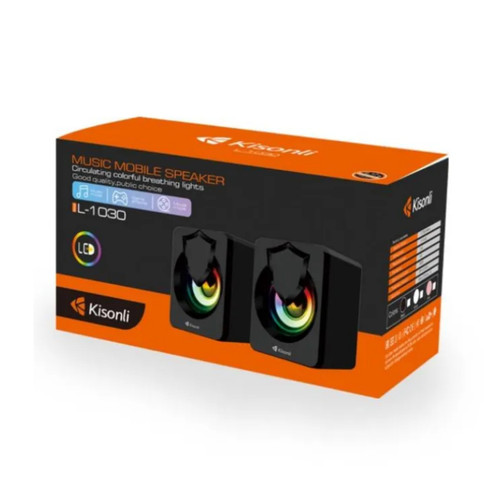 اسپیکر دسکتاپ دو تیکه کیسونلی مدل kisonli L-1030