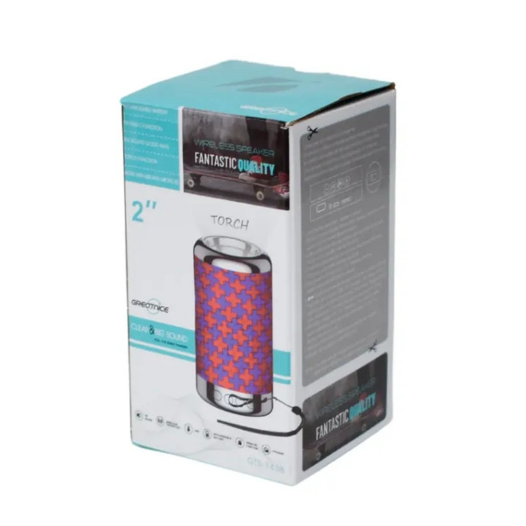 اسپیکر بلوتوث چراغ دار مدل gts-1438