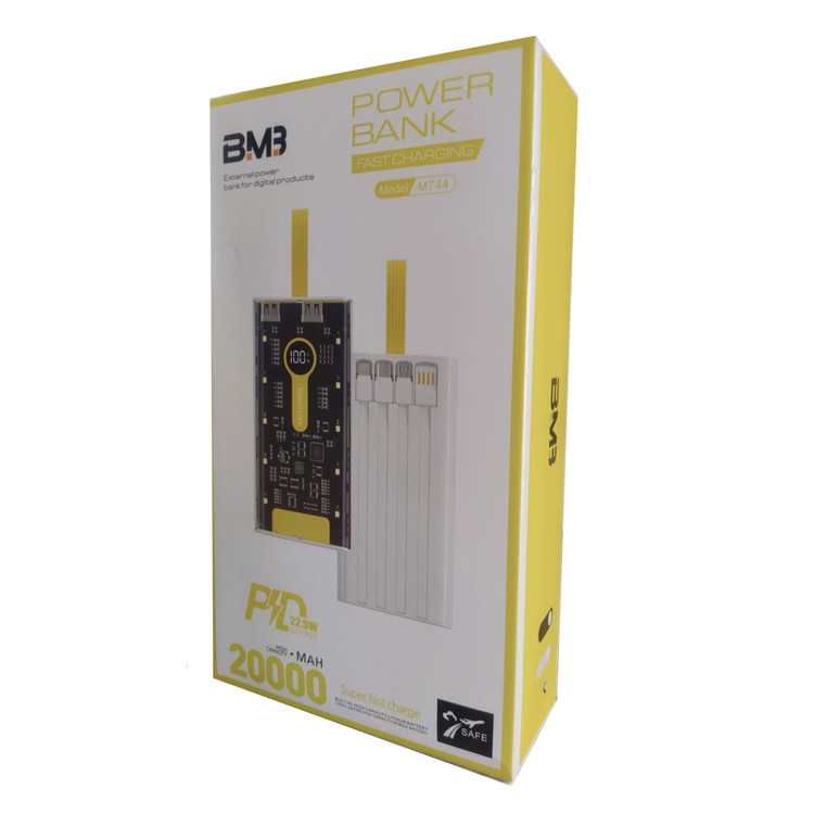 امکانات پاوربانک شیشه ای BM3