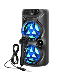 خرید اسپیکر با میکروفون سیمی سایز 8 اینچ