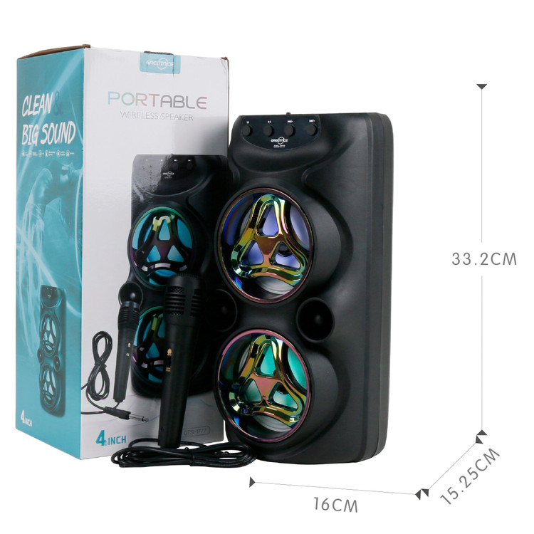 اسپیکر میکرفون دار و بلوتوثی 8 اینچ