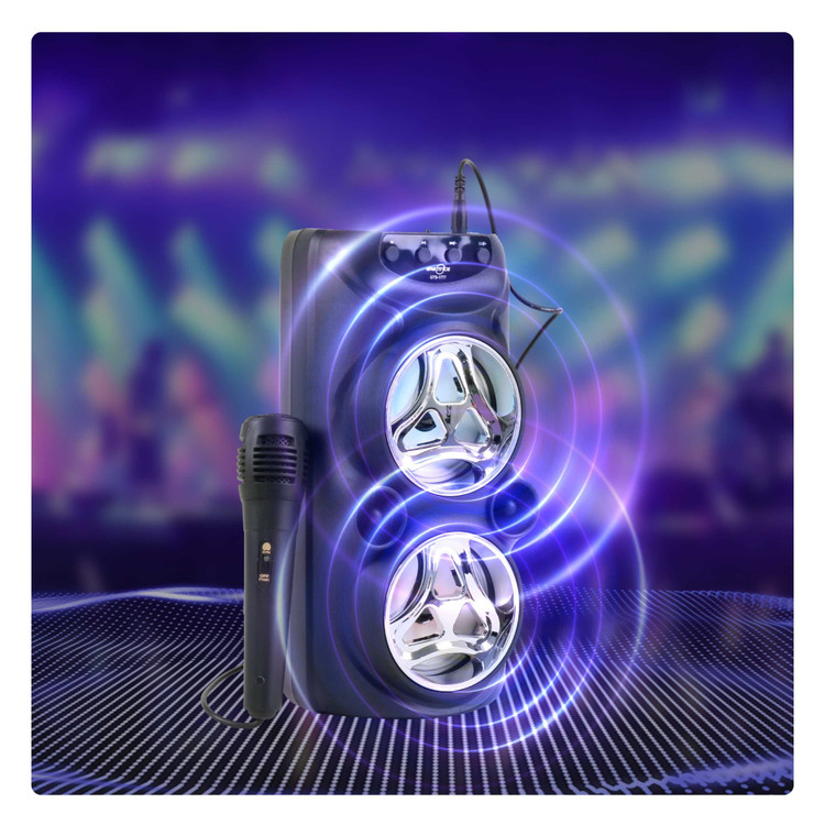 قیمت و خرید اسپیکر بلوتوثی دوبل باند gts1777 با میکروفون