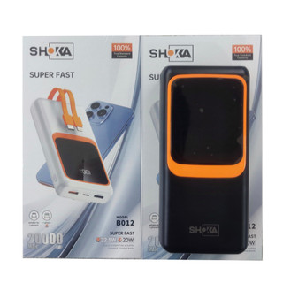 پاوربانک اورجینال شوکا ظرفیت 20000mAh مدل SHOKA B012