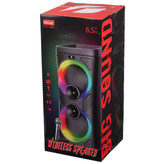 مشخصات اسپیکر قابل حمل و بلوتوثی سایز 6/5 اینچی