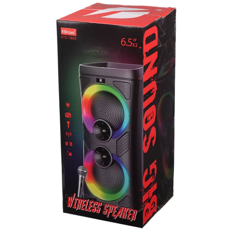 مشخصات اسپیکر قابل حمل و بلوتوثی سایز 6/5 اینچی