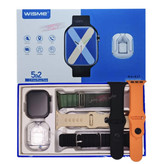 خرید پک ساعت هوشمند و ایرپاد شیشه ای wisme