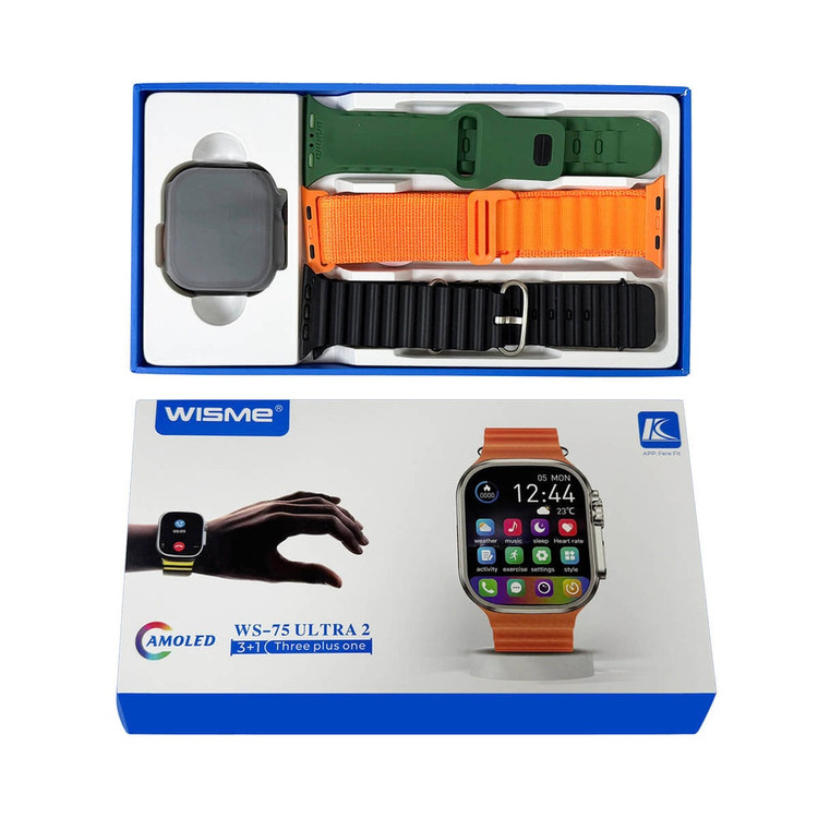 قیمت و خرید ساعت هوشمند ویزمی مدل WS-75 ULTRA2