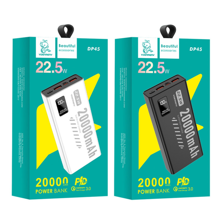 مشخصات پاوربانک اورجینال وی دنمن وی مدل dp45