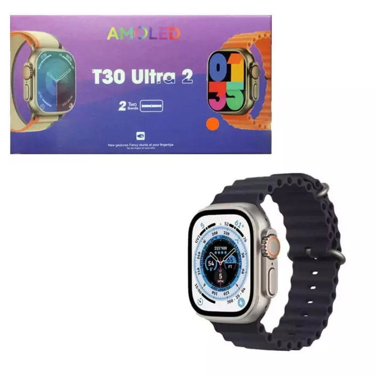 قیمت اسمارت واچ الترا2 مدل T30 با بند ساعت سیلیکون