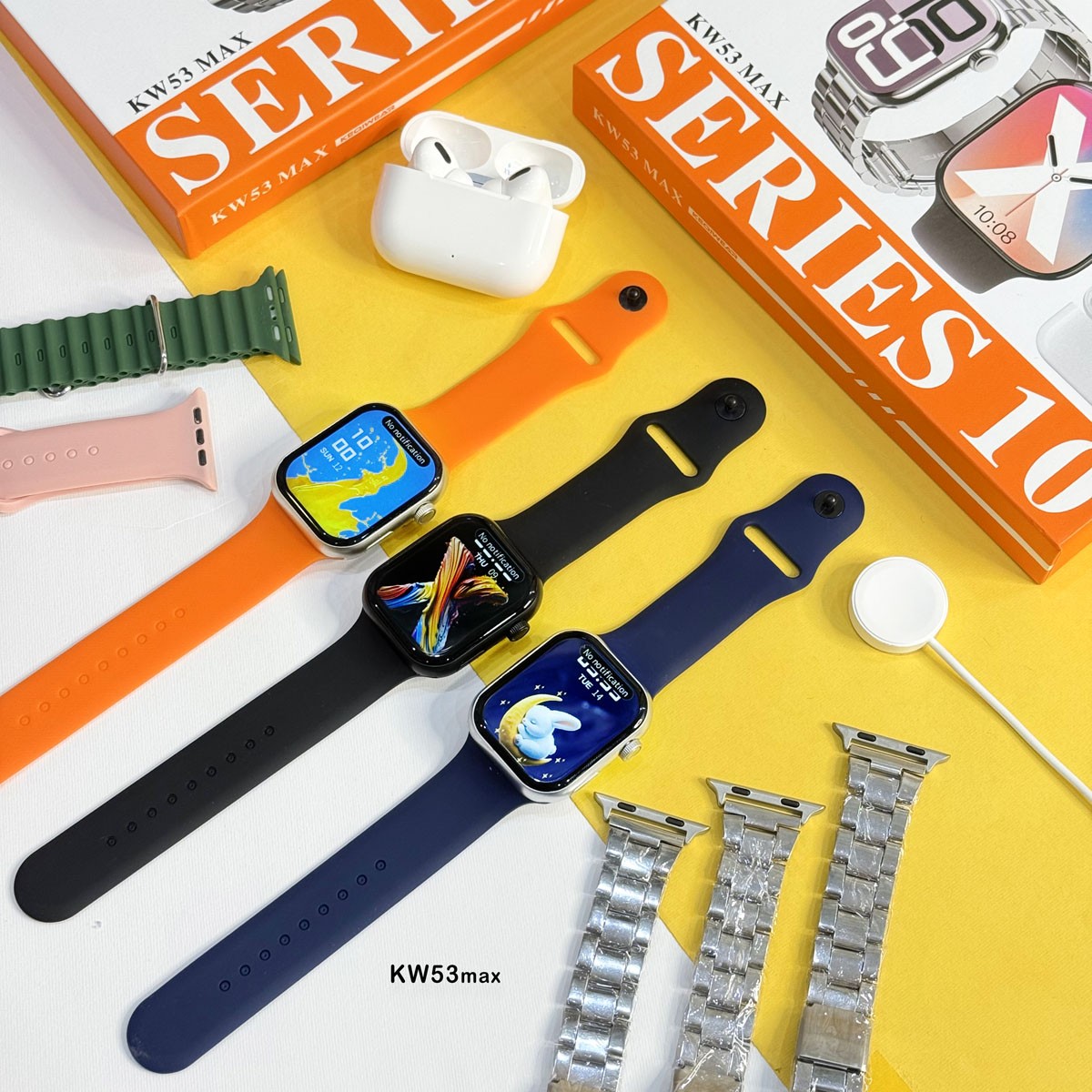 اسمارت واچ طرح اپل سری ۱۰ با ایرپاد پرو KEQIWEAR
