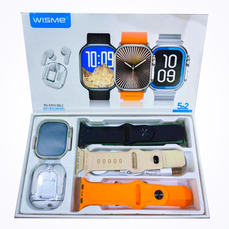 اپل واچ ویسمی بهترین کیفیت با صفحه نمایش لمسی و رنگی