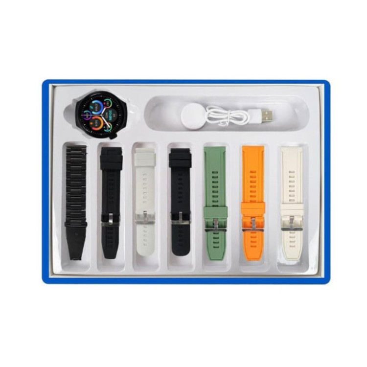 اسمارت واچ ویسمی مدل X39 max با ۷ بند ساعت رولکسی