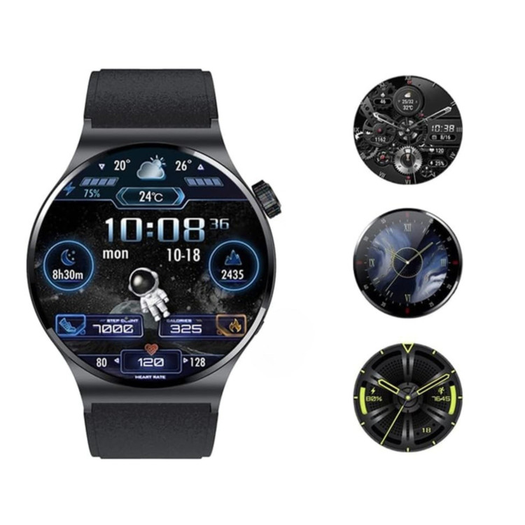 ساعت با صفحه دایره و بند سیلیکونی wisme اورجینال