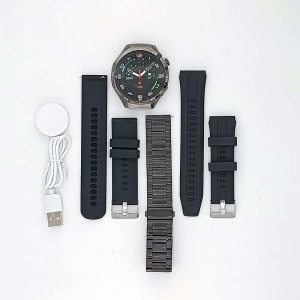 ساعت صفحه دایره ای ویسمی با 3 بند ساعت رولکسی و سیلیکون