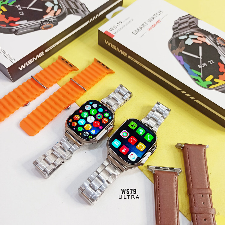 مشخصات ساعت هوشمند ویزمی با بند فلزی و پارچه ای