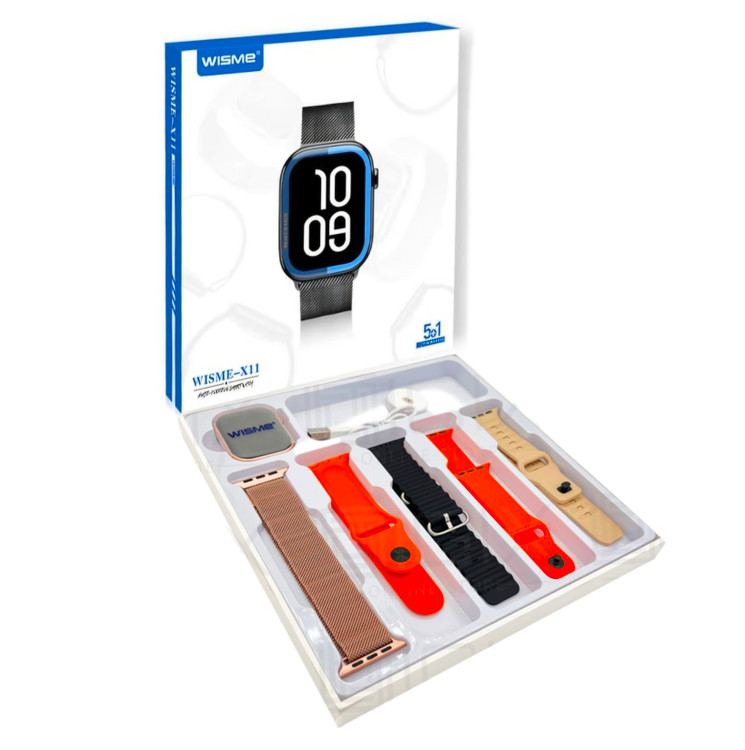 خرید ساعت هوشمند اورجینال سری ۱۰ ویسمی با بند فلزی X11