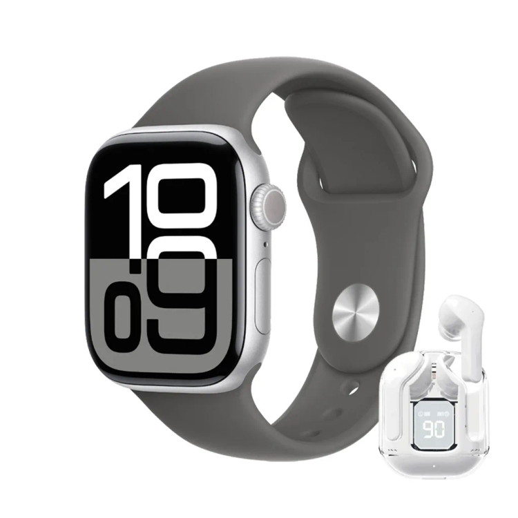 بهترین پک سال ساعت هوشمند و هندزفری بلوتوثی طرح شفاف