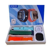 اسمارت واچ طرح اپل ویسمی با بند سیلیکون و پارچه