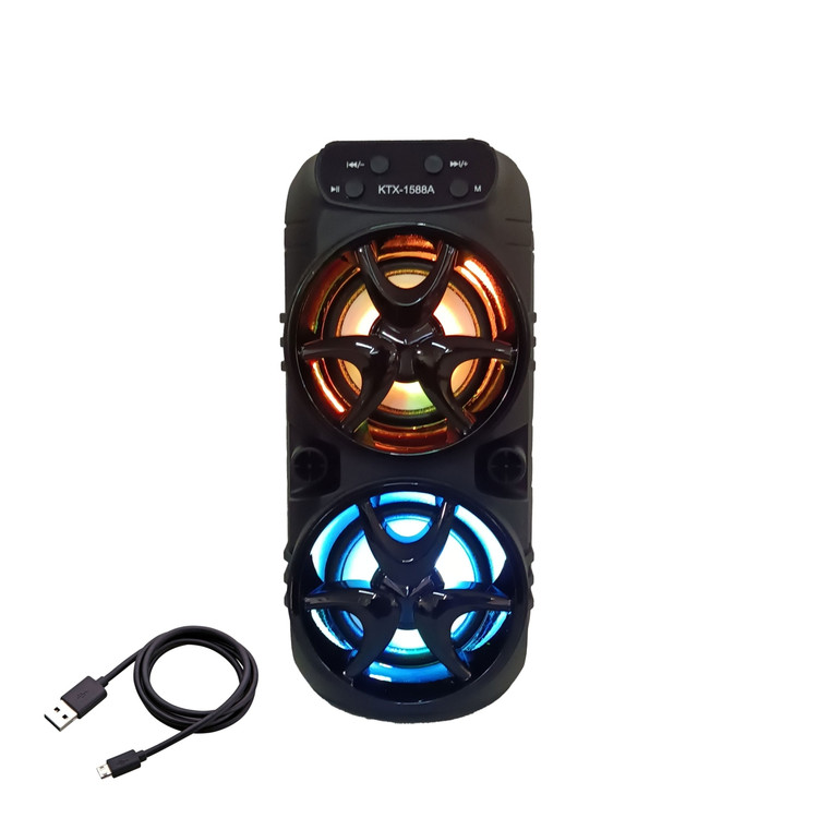 اسپیکربلوتوثی قابل حمل با چراغ رقص