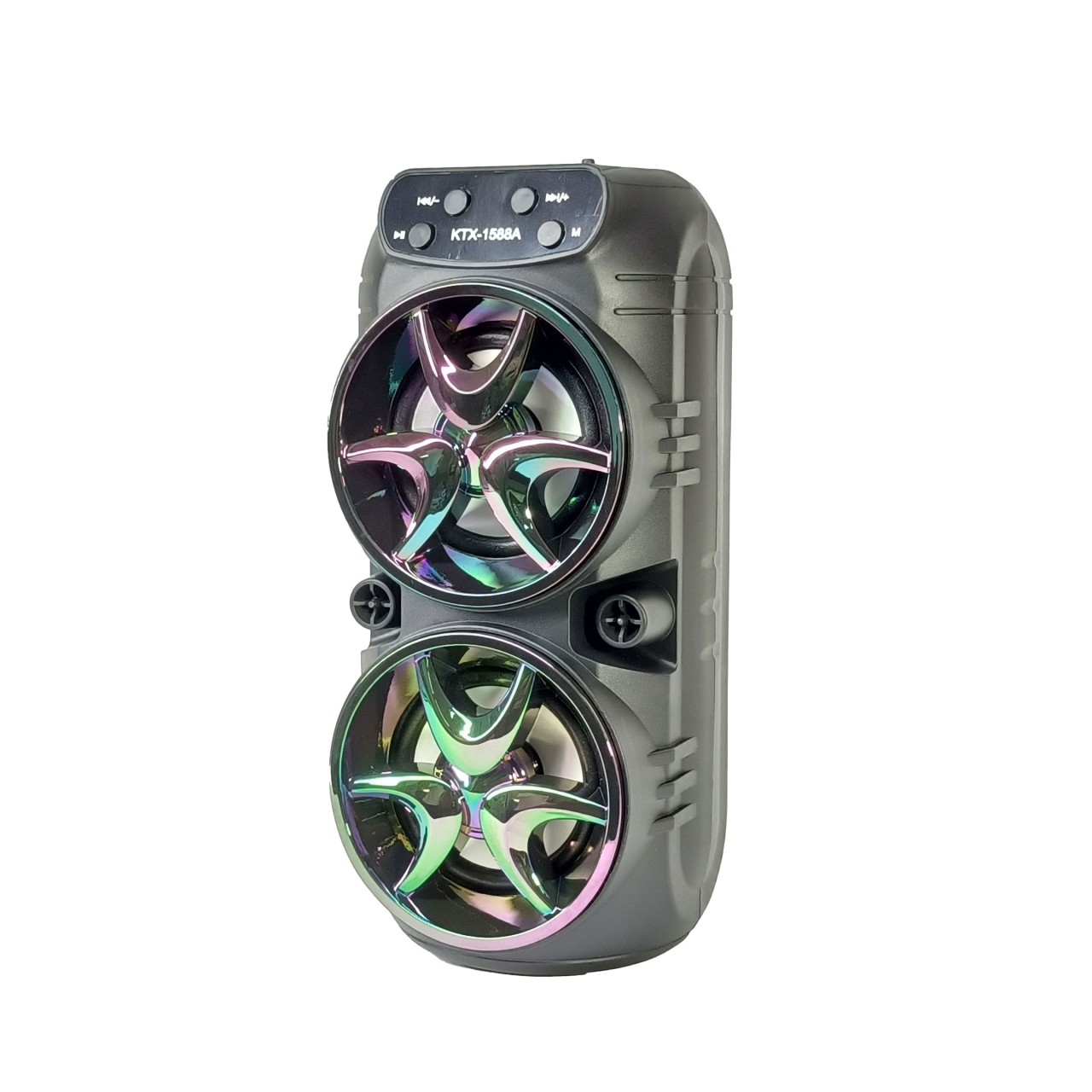 اسپیکر بلوتوثی قابل حمل  دوبل باند کی تی ایکس مدل KTX-1588A سایز 6 اینچ