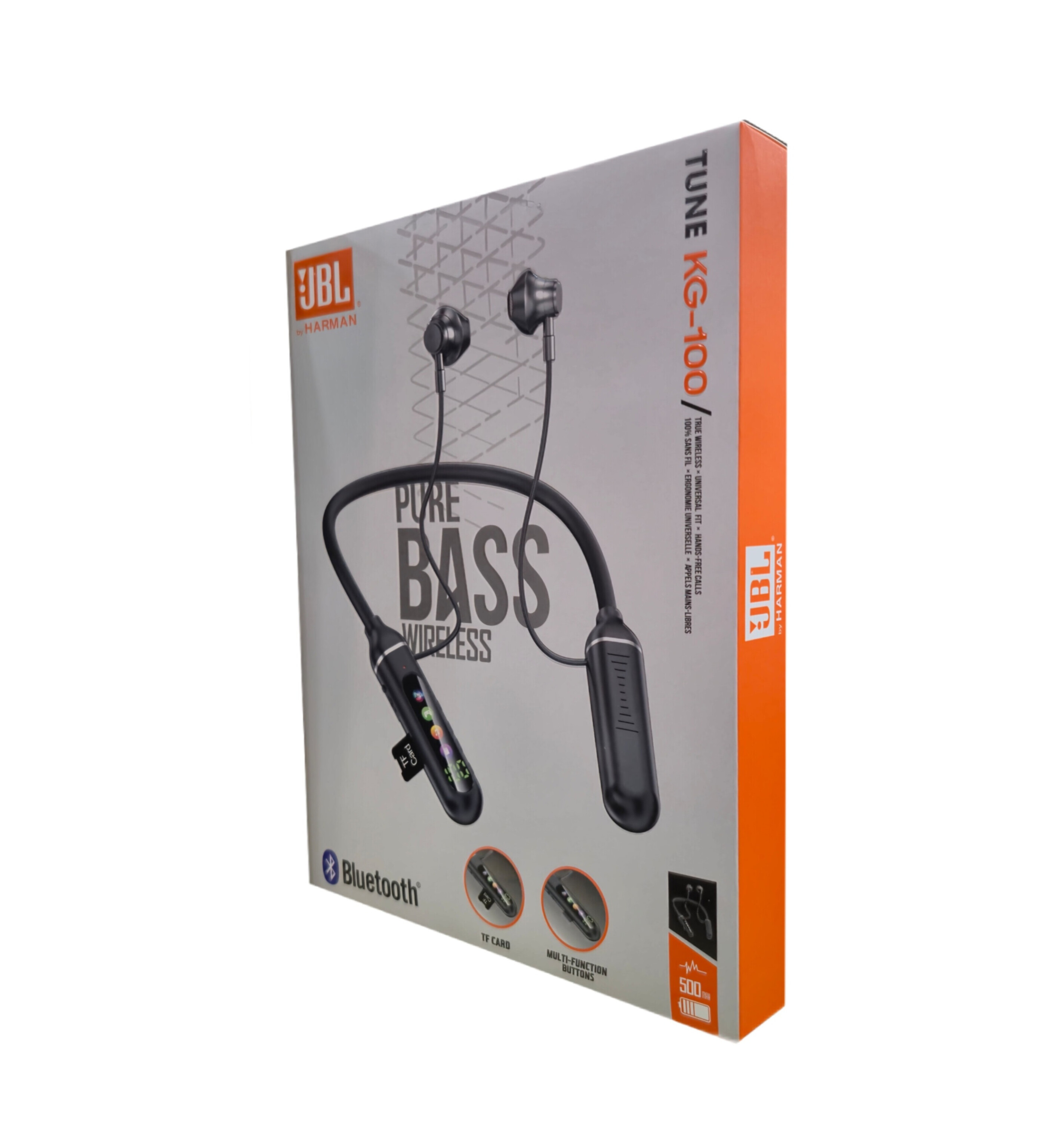 هدست بلوتوثی دور گردنی jbl tune kg100 TF CARD