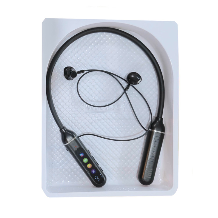 هدست سیمی بلوتوث دار رم خور جیبی ال با نمایشگر درصد باتری