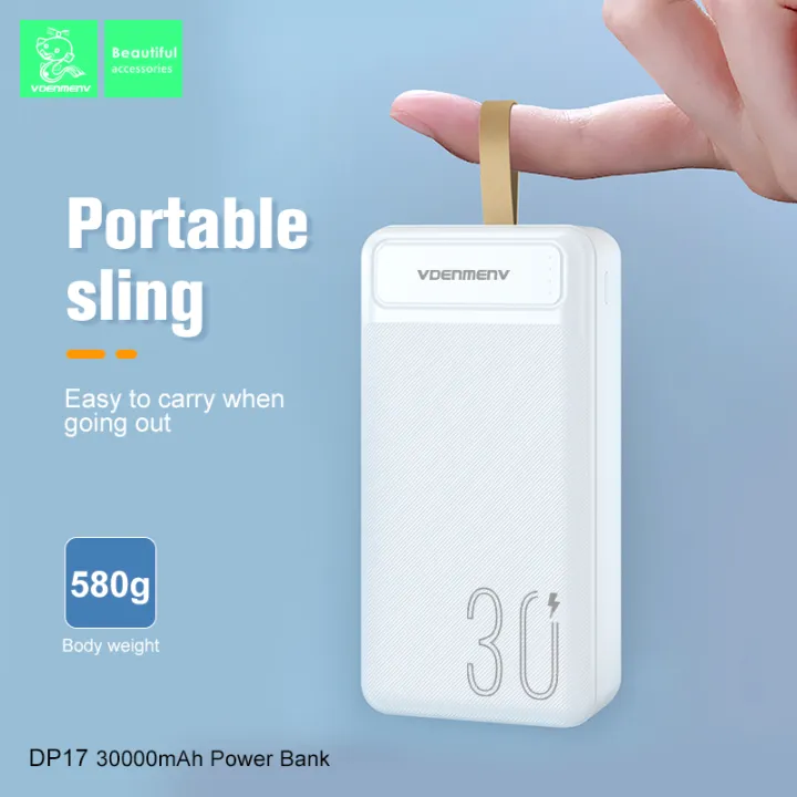 شارژر 3۰۰۰۰ دنمن ظرفیت مدل DP17 پشتیبانی کننده از شارژ سریع