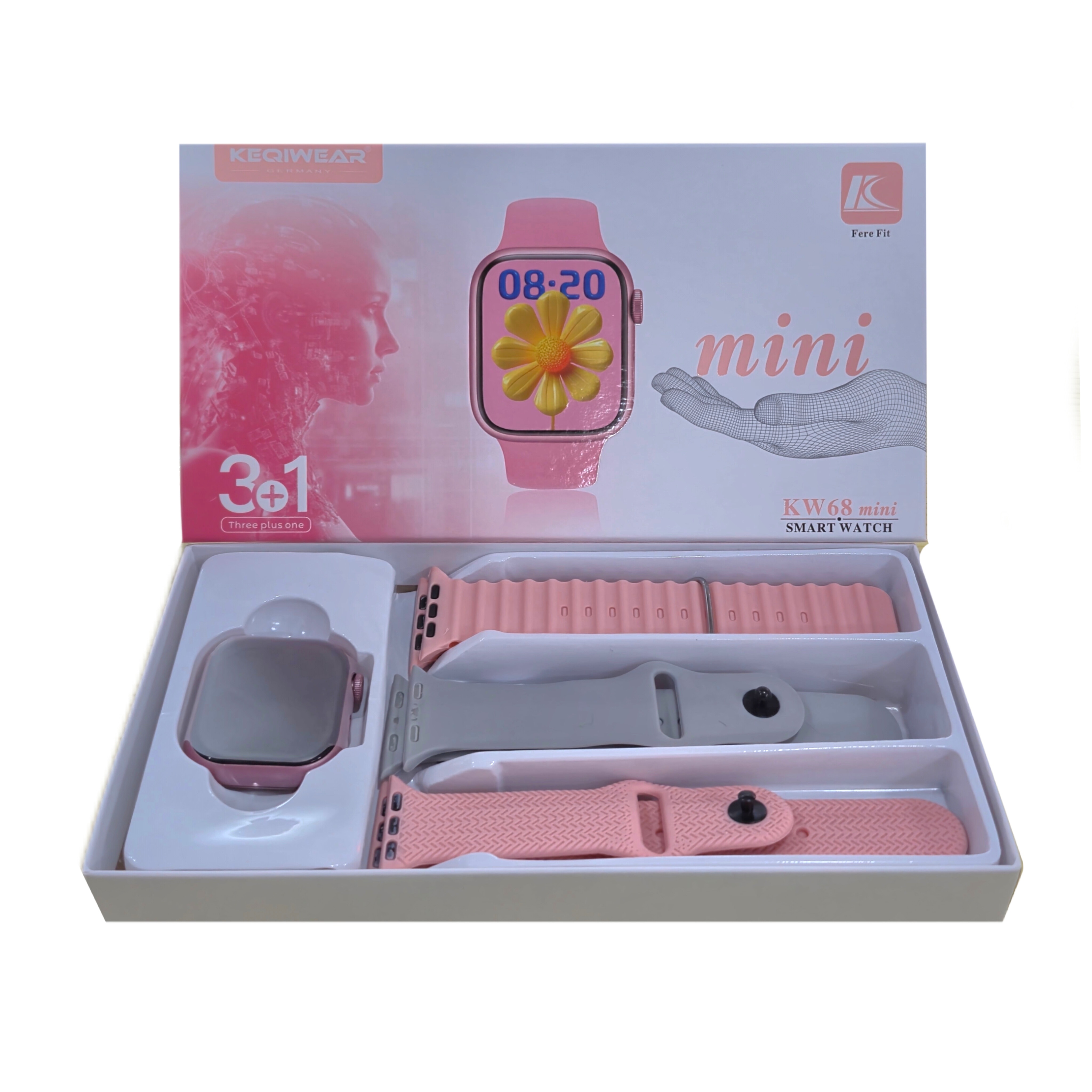 خرید ساعت هوشمند سری ۱۰ طرح اپل واچ مدل KW68 mini