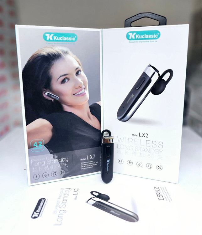 بهترین هندزفری بیسیم تک گوش LX2 KUCLASSIC