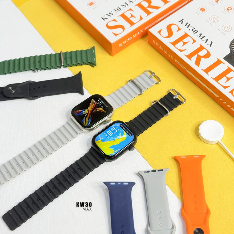 بهترین اسمارت واچ طرح اپل واچ مخصوص بانوان و نوجوانان با 7 بند متنوع