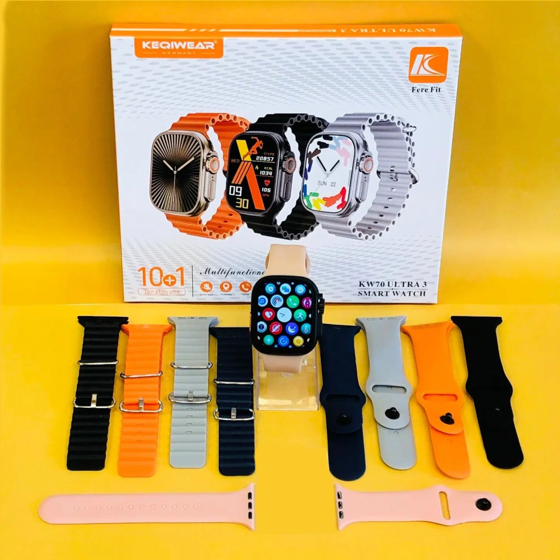 ساعت kw70 ultra3 ده بند