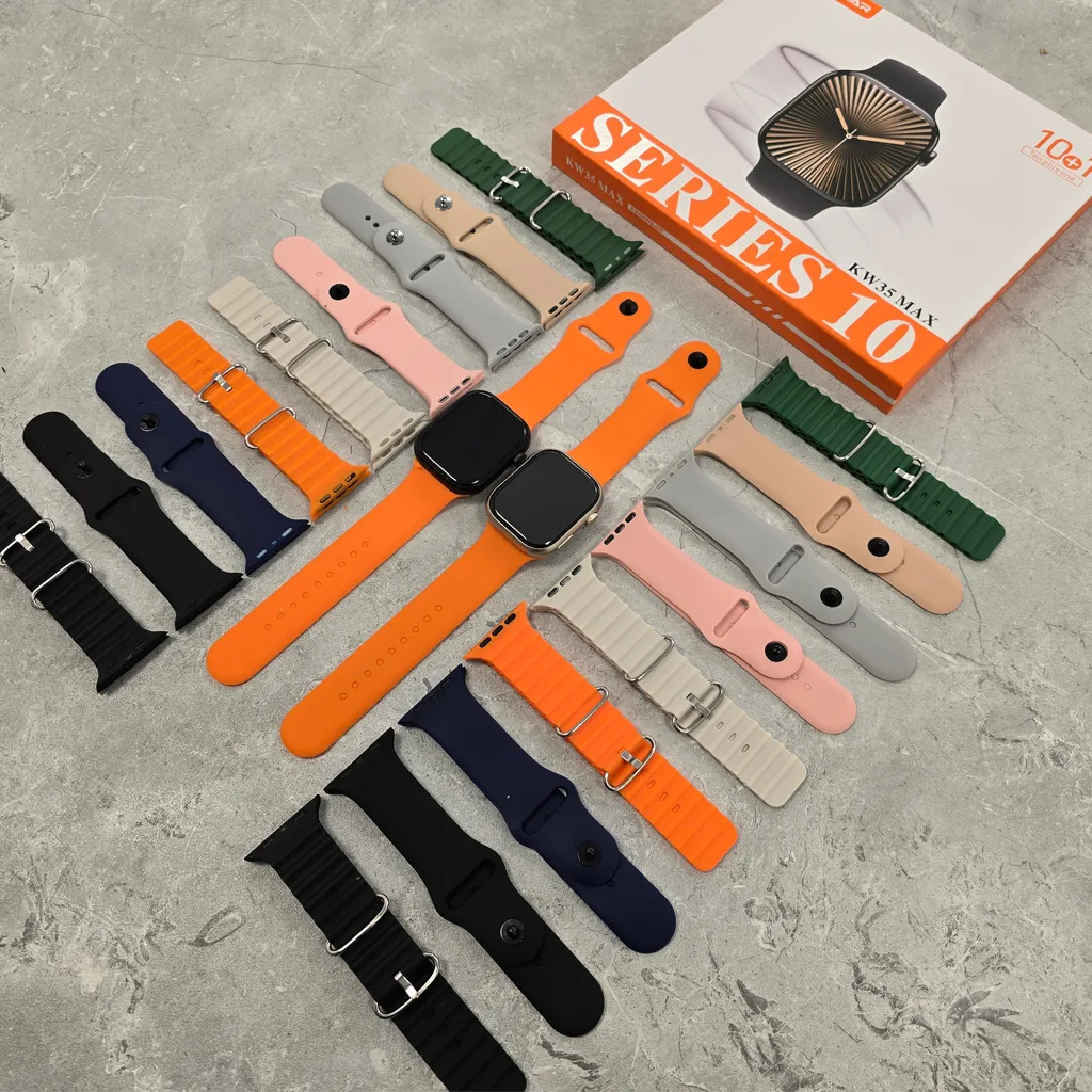 خرید بهترین اسمارت واچ طرح اپل سری ۱۰ مدل KW35 max