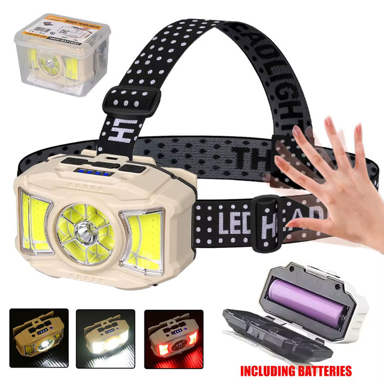 قیمت قسطی چراغ پیشانی با بند پارچه ای HC-615S