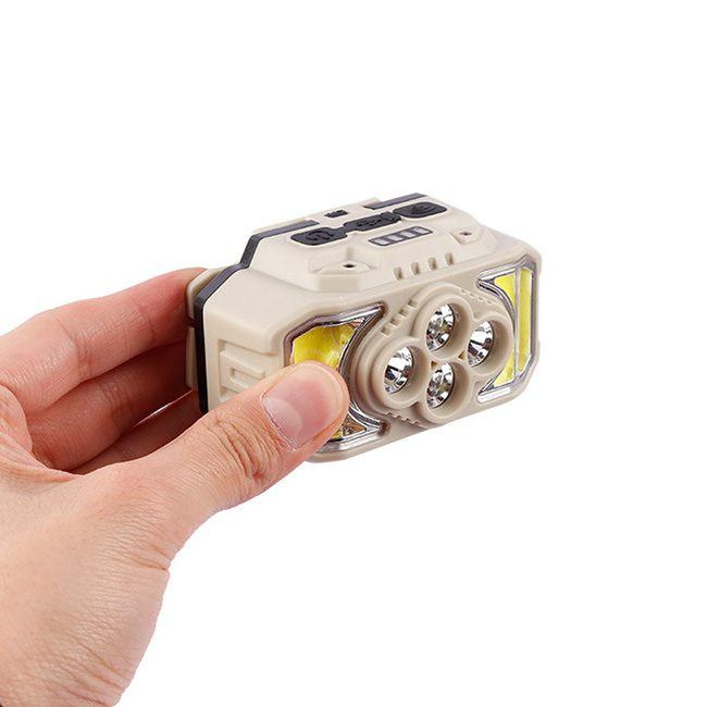 چراغ پیشانی شارژی سنسوردار مدل HX-815S