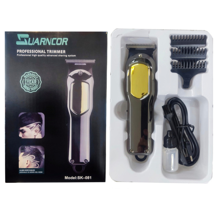 ماشین اصلاح سروصورت، خطزن شارژی نمایشگردار سوارنکور مدل SK-081